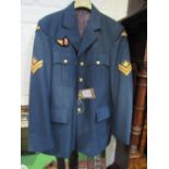 Canadian RAF Corporal's WWII jacket, in perfect condition. Estimate £40-50.
