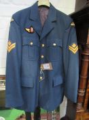 Canadian RAF Corporal's WWII jacket, in perfect condition. Estimate £40-50.