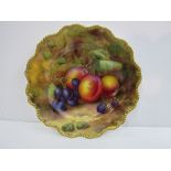 A Royal Worcester plate of painted fruit and foliage signed by H. Price (REF 50)