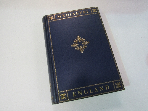 Medieval England by H.W.C. Davis, 1928. In gilded cloth bind, containing illustrations throughout.