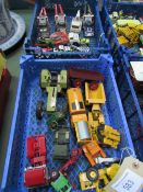 2 trays containing model vehicles. Estimate £10-20.