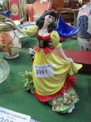 Very large Franklin Mint figure of Snow White 28cm tall. Est 15-20