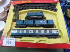 2 Coca Cola Micro Stars, Triang Hornby party boxed train set. Estimate £30-40.