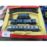 2 Coca Cola Micro Stars, Triang Hornby party boxed train set. Estimate £30-40.