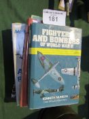 4 Airfix books of aircraft modelling & 3 aircraft related books