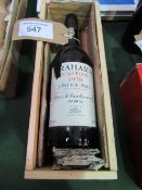 75cl bottle of Graham's Malvedos Vintage Port, 1978. Estimate £40-60.