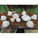 Royal Albert 'Silver Maple' tea set for 6. Estimate £30-40.