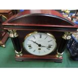 Seiko quartz mantel clock & Rapport pendulum mantel clock. Estimate £10-20.