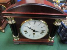 Seiko quartz mantel clock & Rapport pendulum mantel clock. Estimate £10-20.