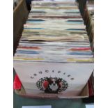 Qty of mixed 45rpm records. Estimate £10-20.