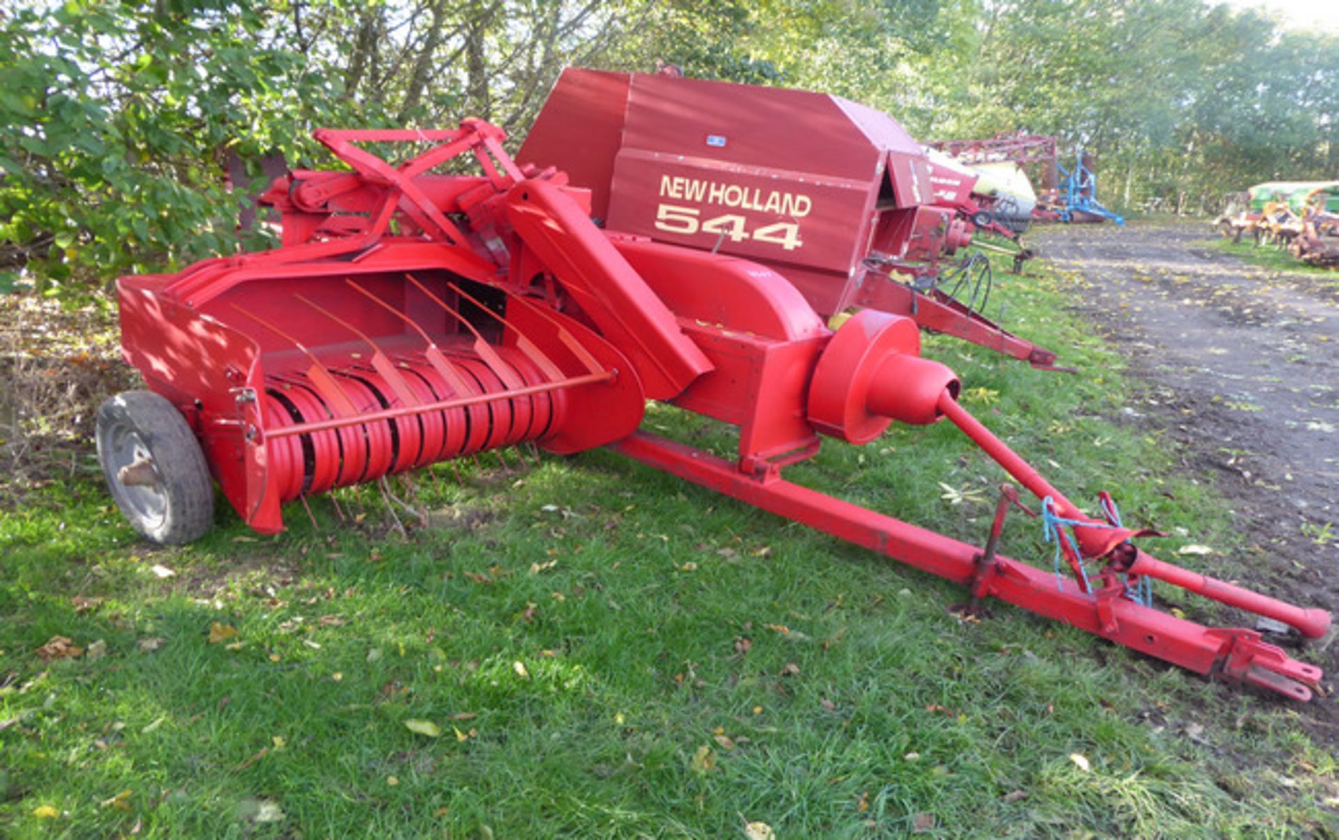 4367 MF vintage baler