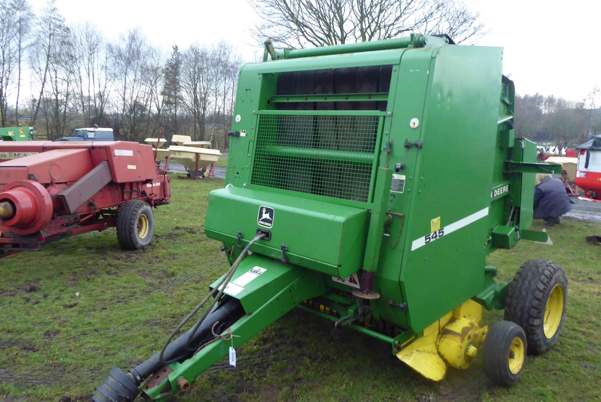 4504 John Deere 545 round belt baler. Net set of belts 200 bales ago