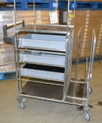 1 x Warehouse Picking / Transport Trolley - Dimensions: 103 x 64 x 144cm - Ref: MC112 - CL282 - Loca