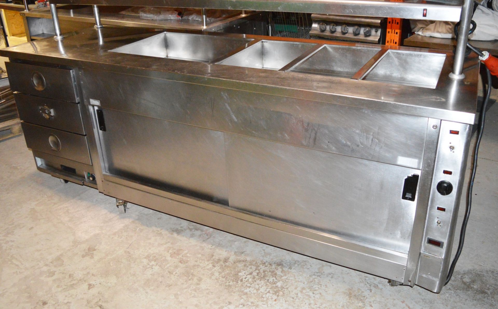 1 x Victor Stainless Steel Heated Pass Through Gantry With Heated Food Wells, Food Warming - Image 13 of 17