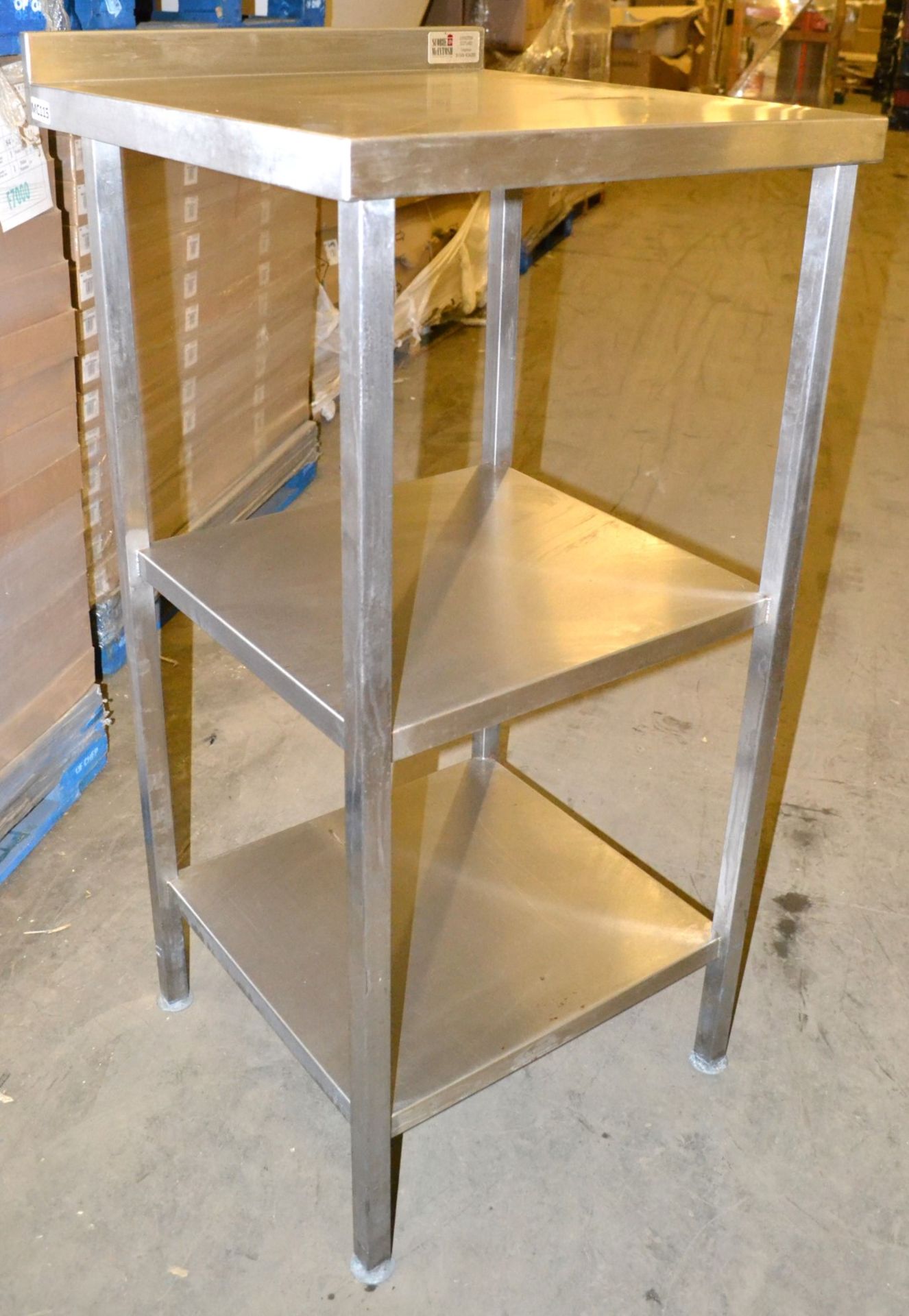 1 x Tall Stainless Steel Scobie McIntosh Prep Table - Dimensions: 60 x 65 x 124cm - Ref: MC115 - CL2 - Image 8 of 8