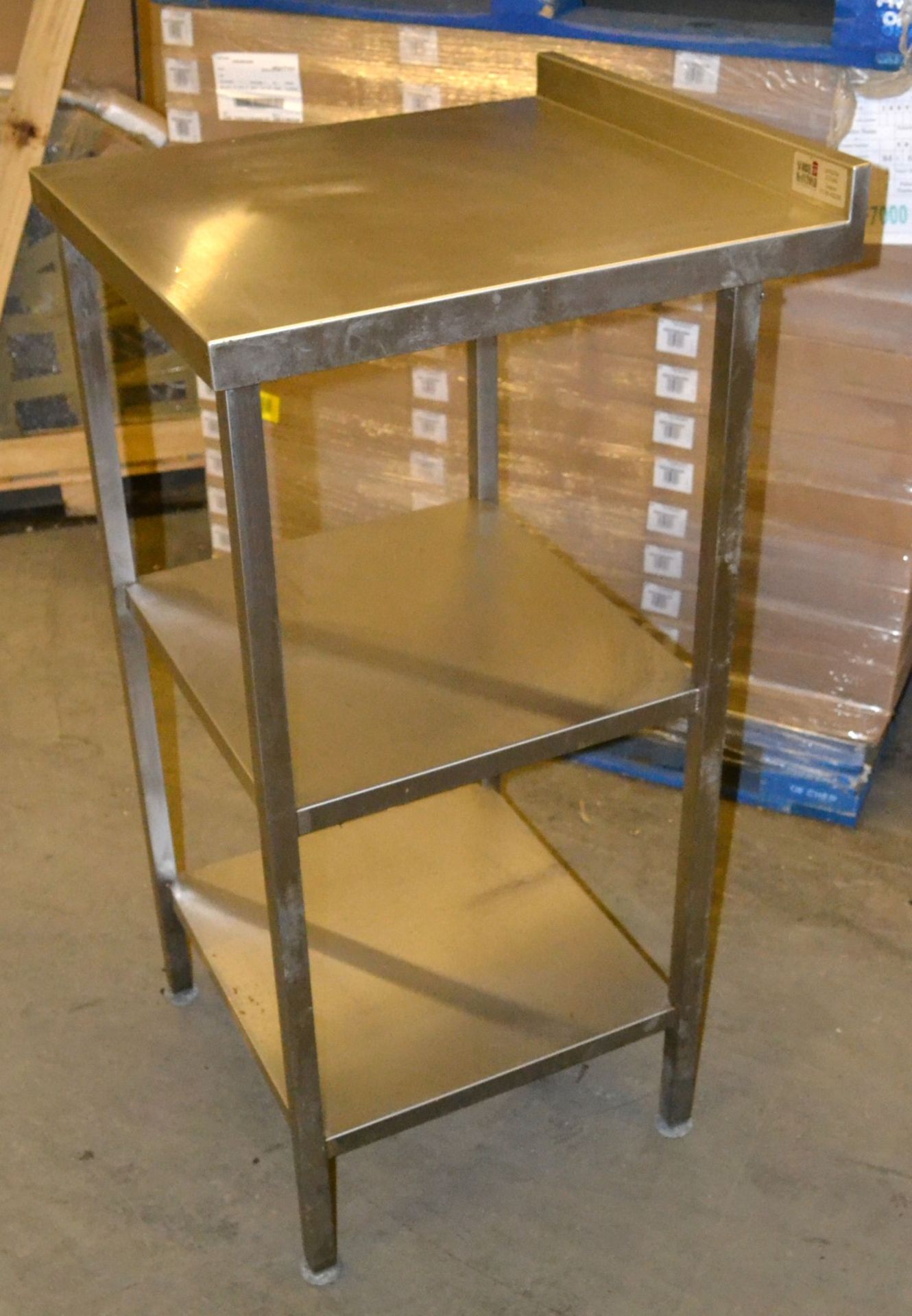 1 x Tall Stainless Steel Scobie McIntosh Prep Table - Dimensions: 60 x 65 x 124cm - Ref: MC115 - CL2 - Image 4 of 8