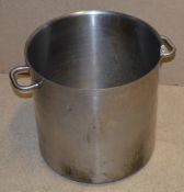 1 x Large Stainless Steel Cooking Pot - Size Height 41 x Diameter 42 cms - CL301 - Ref JP297 -