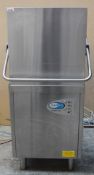 1 x Classeq Hydro 957 Pass Through Commercial Dishwasher - Model H957A/DET/SB - 3 Phase -