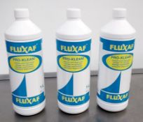 20 x Fluxaf "Pro-Klean" Professional Cleaner and Degreaser - Supplied In 1 Litre Bottles -