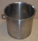 1 x Large Stainless Steel Cooking Pot - Size Height 51 x Diameter 54.5 cms - CL301 - Ref JP295 -