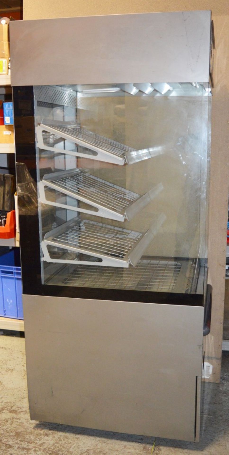 1 x Nuttall Turbo Serve Hot Food Display Cabinet - 240v - H197 x W62 x D83cms - CL232 - Removed From - Image 8 of 10