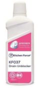 36 x Kitchen Force 750ml Drain Unblocker - Premiere Products - Powerful Alkaline Drain Cleaner -