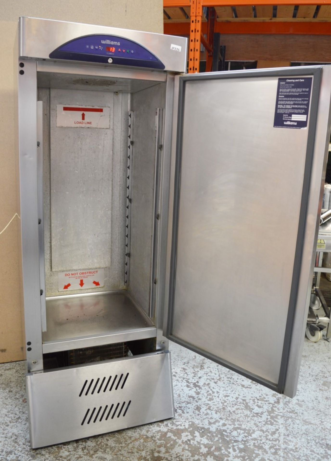 1 x Williams Single Door Upright Refrigerator - Model HZ16-WB - Stainless Steel Finish - Suitable - Image 7 of 8