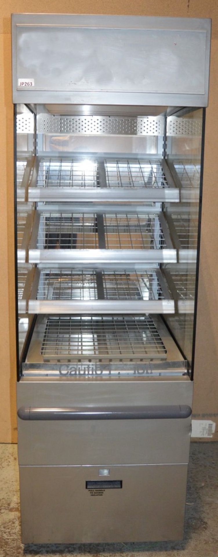 1 x Nuttall Turbo Serve Hot Food Display Cabinet - 240v - H197 x W62 x D83cms - CL232 - Removed From - Image 2 of 10