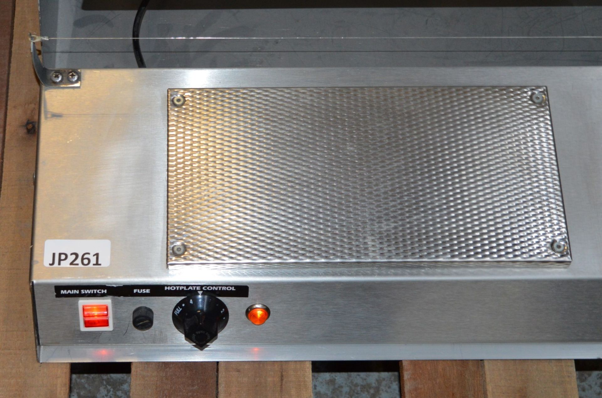 1 x Desktop Stretch Wrap Tray Overwrapper Machine - Stainless Steel Constructons With Hotplate - Image 7 of 7