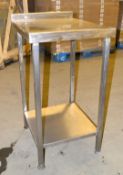1 x Stainless Steel Prep Bench - Dimensions: 50 x 65 x 94.5cm - Ref: MC108 - CL282 - Location: Bolto