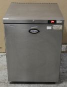 1 x Foster Single Door Under Counter Fridge - Model HR150 - H85 x W65 x D60 cms - Stainless Steel