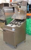 1 x Large Catering Serving / Topping Station - Ex-KFC- 67(w) x 76(d) x 178(h) cm - Ref: HM229 -