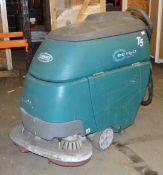 1 x Tennant T5 Mid-Size Walk-Behind Floor Scrubber- 2013 Model - Ref: MC102 - CL282 - Location: Bolt