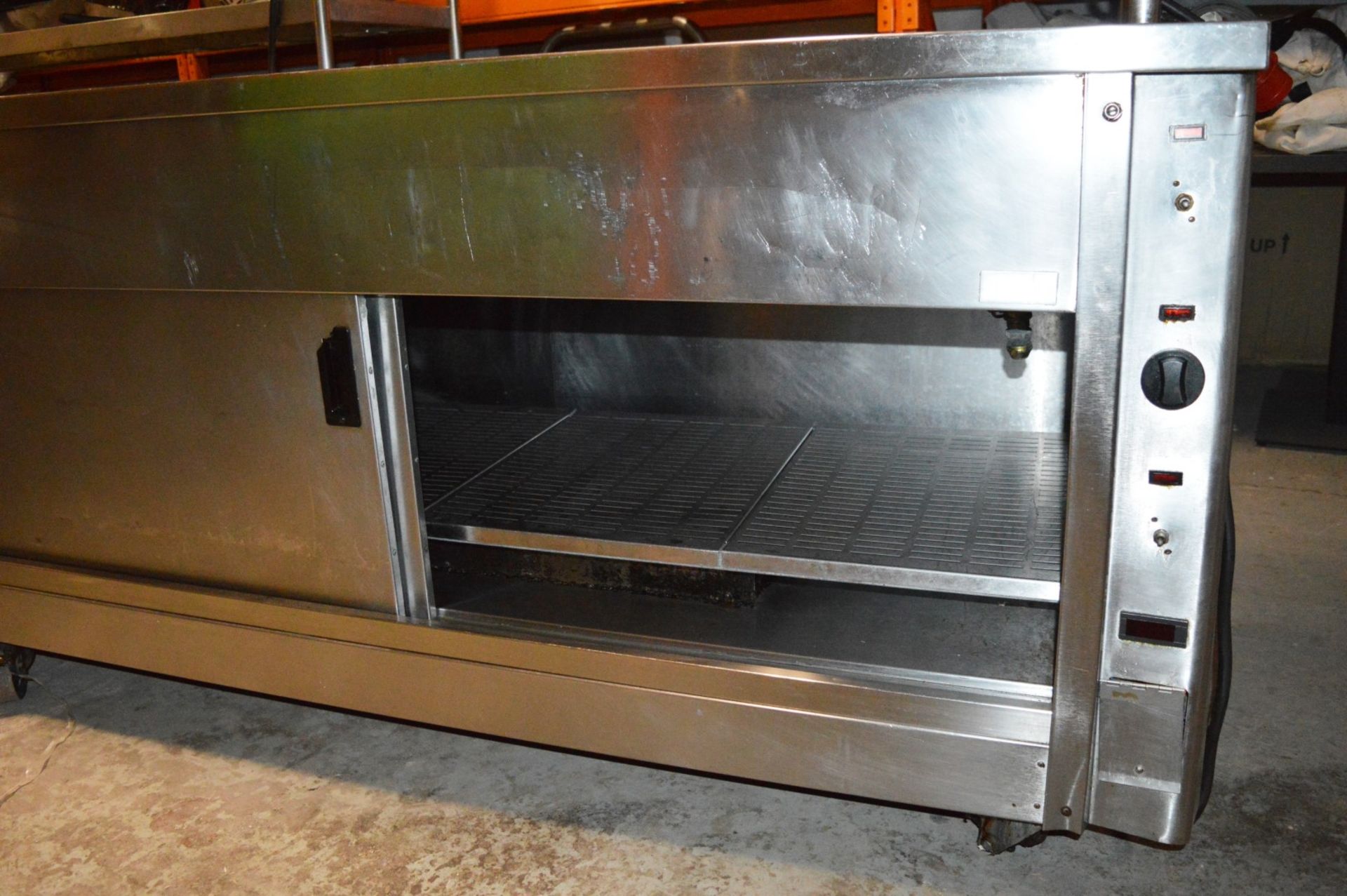 1 x Victor Stainless Steel Heated Pass Through Gantry With Heated Food Wells, Food Warming - Image 15 of 17