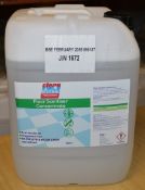 1 x Clean Line Professional 20 Litre Floor Sanitiser Concentrate - Anti Bacterial - Fragrance Free -