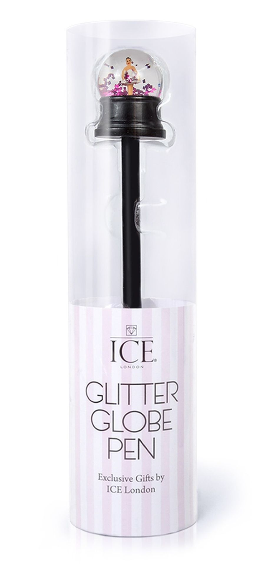 50 x ICE London Christmas "Ballerina" Glitter Globe Pens - Brand New Sealed Stock - Ideal Stocking - Image 2 of 2