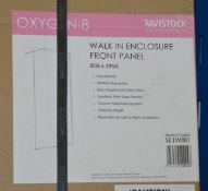 1 x Tavistock Oxygen8 8mm 800mm Walk In Enclosure Front Panel - Product Code SE1WI80 -