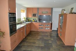 1 x SieMatic Solid Wood Fitted Kitchen with Granite Worktops - Very Good Condition - Miele, Neff,