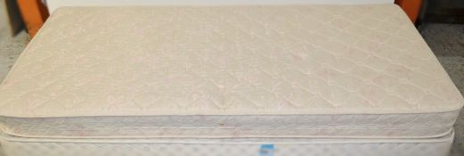 1 x Sleepwell Handmade Firm Mattress - Dimensions: 90 x 190cm - Used In Good Overall Condition As