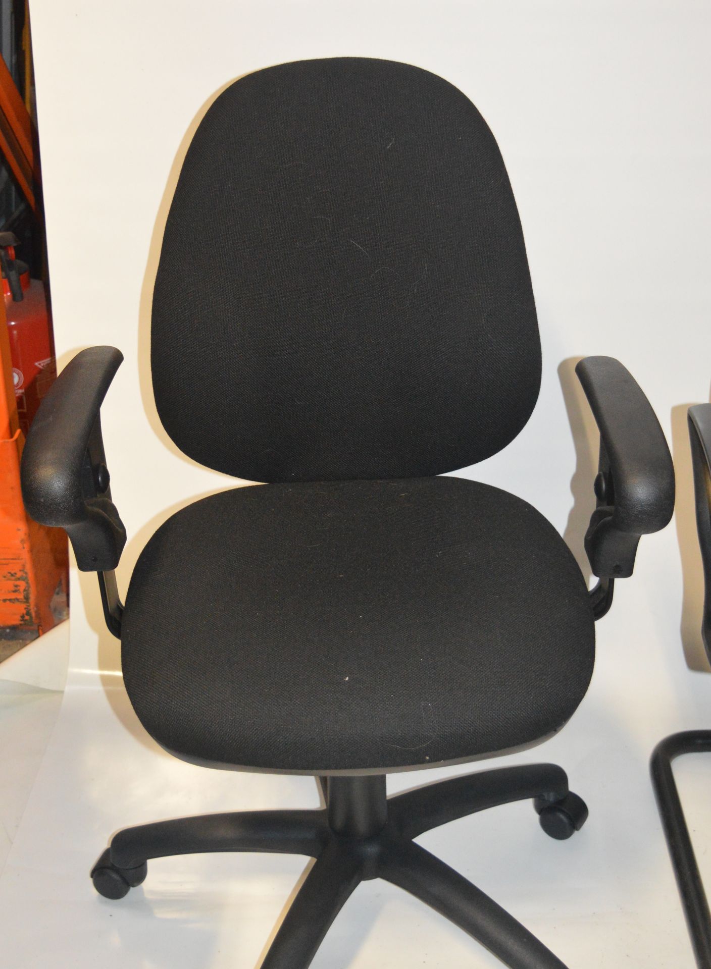 3 x Various Black Office Chairs - CL011 - Ref JP175 - Removed From Office Environment - Location: - Image 4 of 5