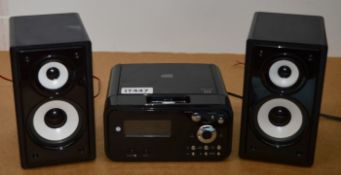 1 x Technika Stereo System - DAB/FM/CD Micro System With iPod Dock - Includes Speakers - CL010 - Ref