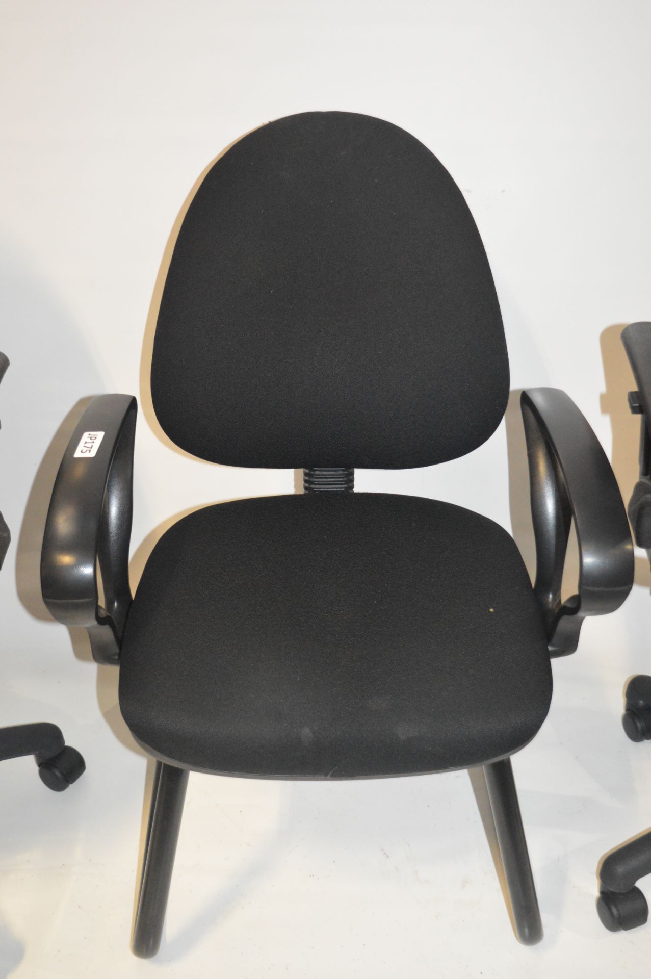 3 x Various Black Office Chairs - CL011 - Ref JP175 - Removed From Office Environment - Location: - Image 3 of 5