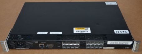 1 x IBM 16 port 4GB fibre channel Switch - Model 2005-B16 - CL400 - Ref IT473 - Location: Altrincham