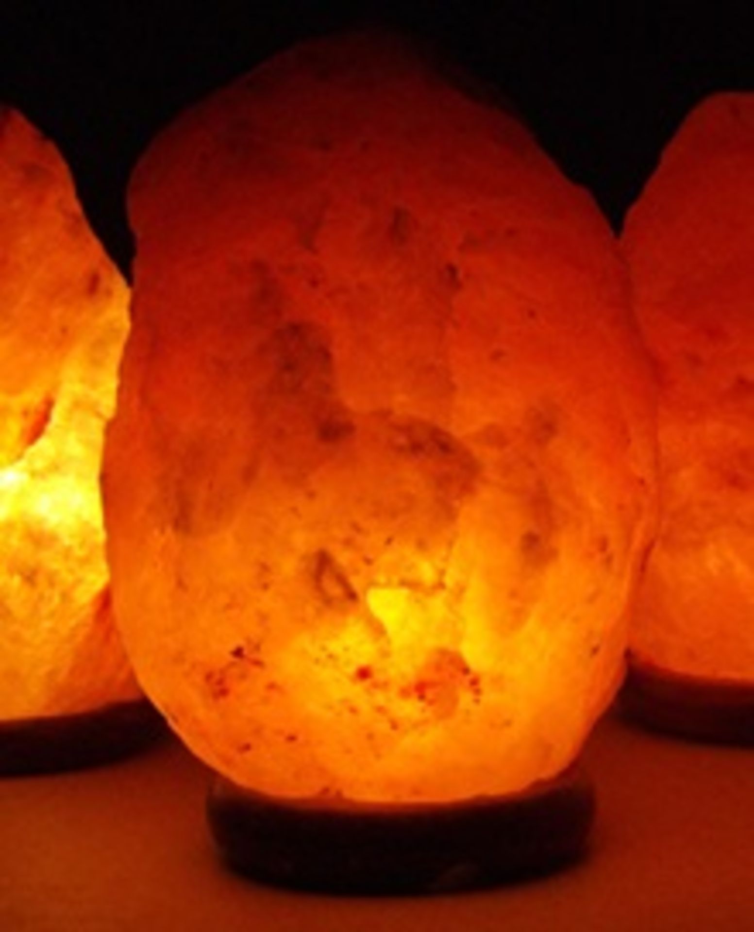 4 x Natural Himalayan Crystal Salt Lamp - Natural Therapeutic Ionizing Healing Lamp - 2-3KG - Approx