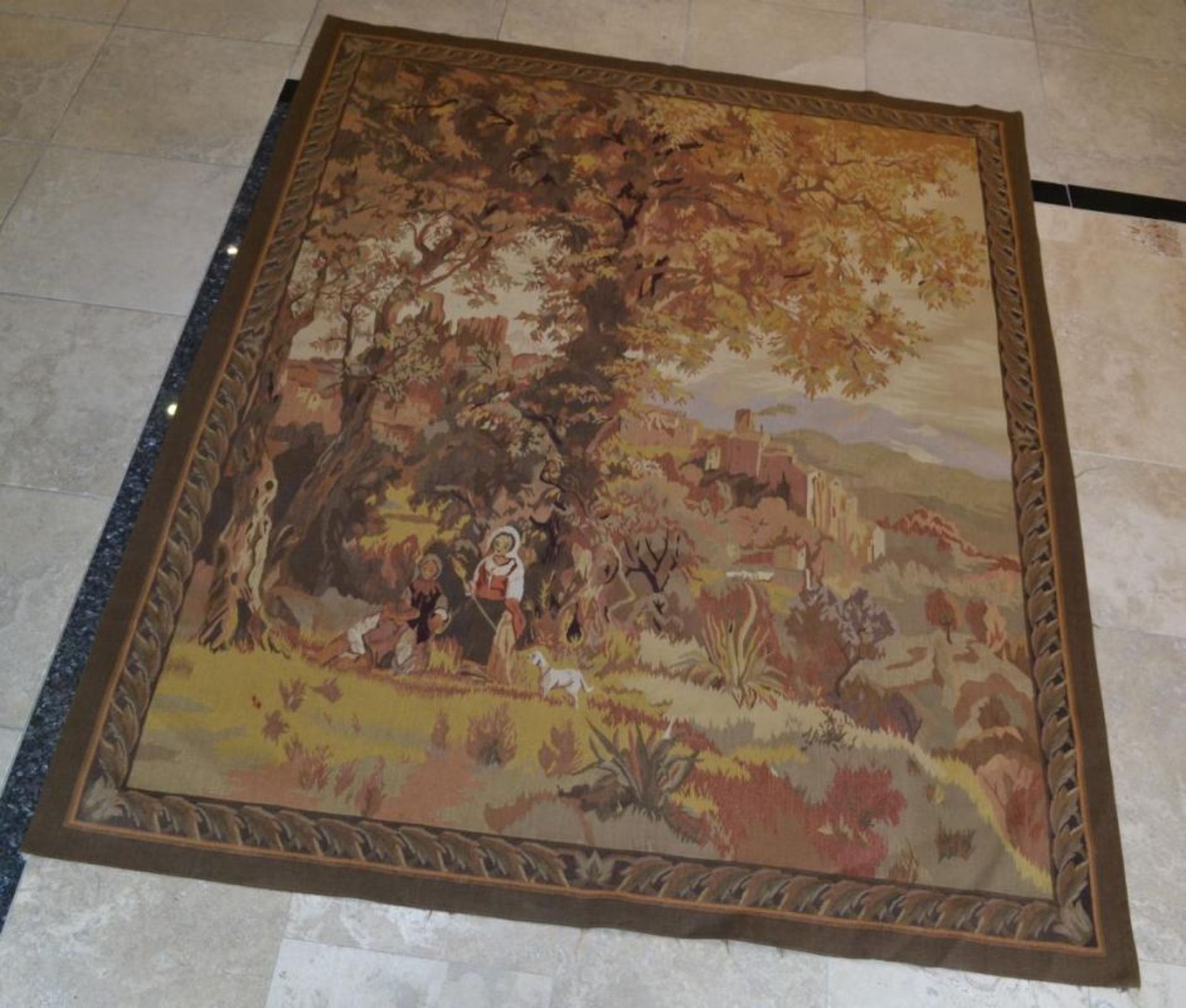 1 x Fine Handmade Chinese Tapestry - Dimensions: 214x171cm - Unused - NO VAT ON THE HAMMER - Ref: DS - Image 15 of 20