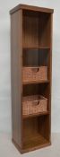 1 x Vogue ARC Series 2 Bathroom WALL MOUNTED SHELF UNIT - WALNUT - Manufactured to the Highest