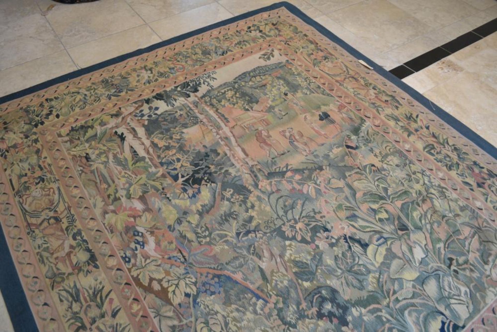 1 x Handmade Sino Chinese Tapestry - Dimensions: 216x184cm - Unused - NO VAT ON THE HAMMER - Ref: - Image 11 of 16