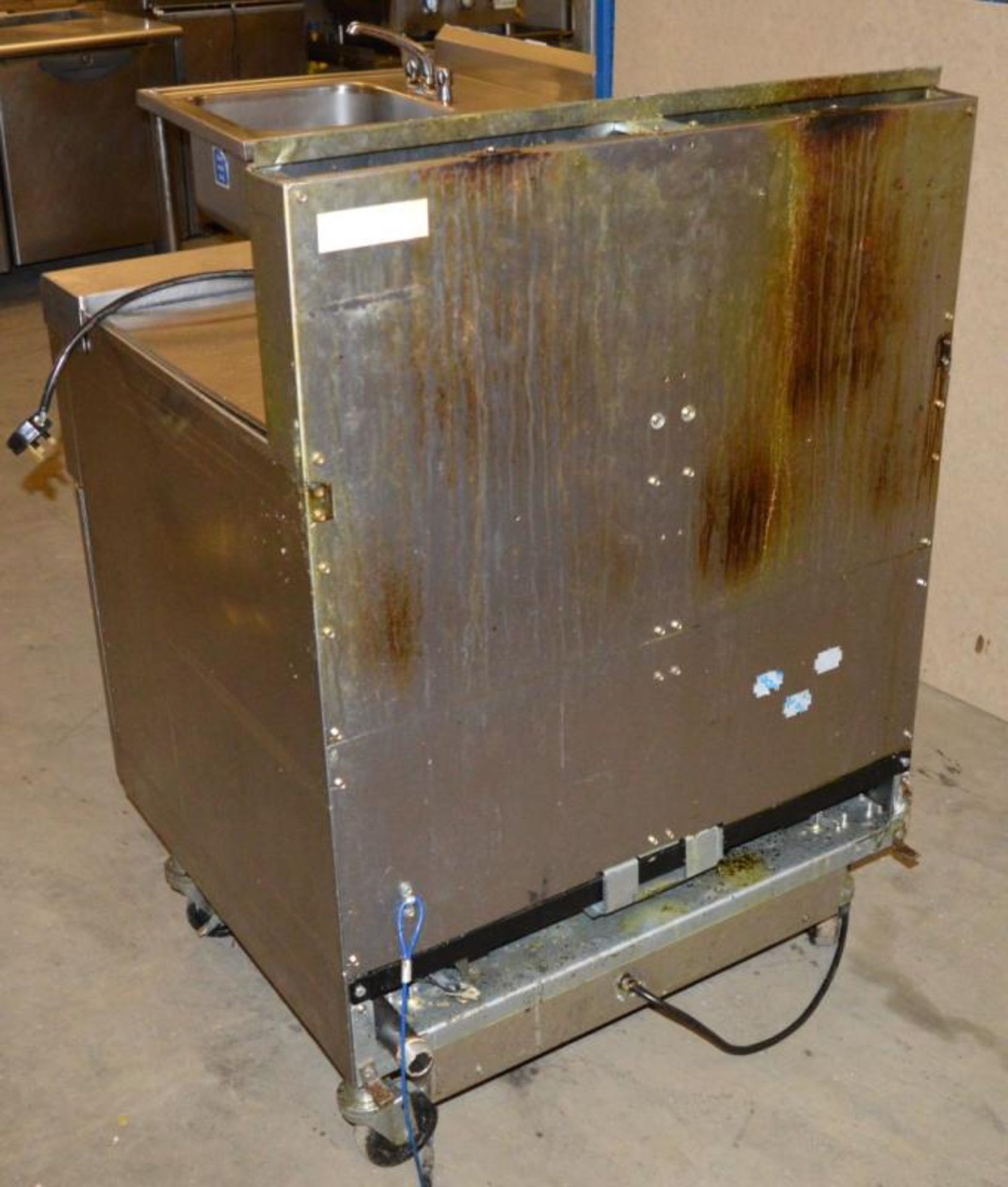 1 x Frymaster Natural Gas Dual Tank Fryer With Solid State Thermostats and Built-in Filteration - Image 8 of 12