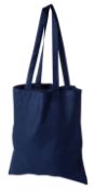 144 x Seaside Beach Tote Bags - Colour Navy Blue - Brand New Resale Stock - Size 370mm x 340mm -