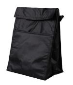 72 x Lucky Lunch Bags With Shoulder Straps - Colour Black - Brand New Resale Stock - Size 120mm x